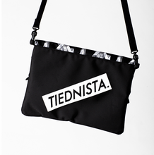 画像をギャラリービューアに読み込む, ジャガードサコッシュ バッグ 缶バッジ TIEDNISTA