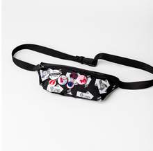 画像をギャラリービューアに読み込む, ジャガードボディーバッグ バッグ 缶バッジ TIEDNISTA