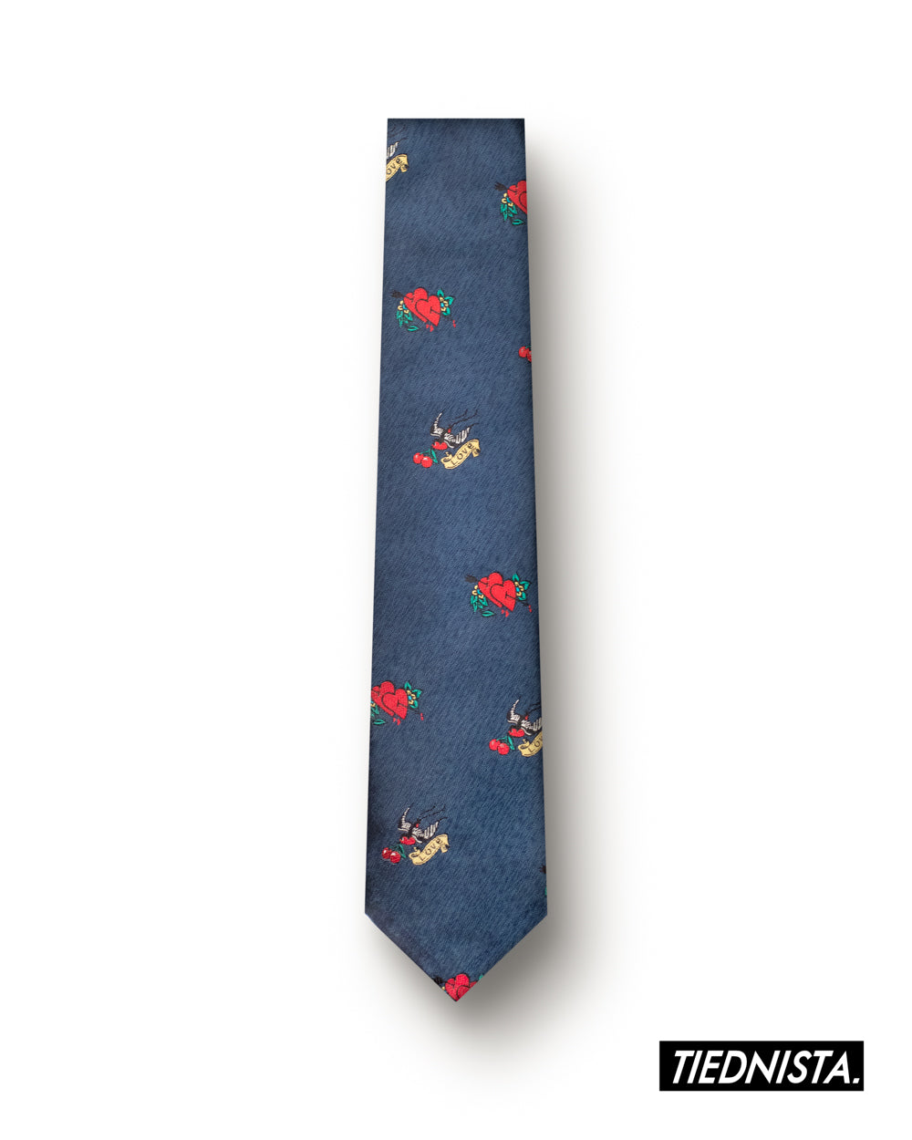 ツバメ＆ハート ネクタイ ネイビー TIEDNISTA – anncompany-online