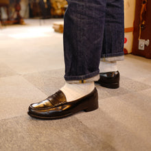 Load image into Gallery viewer, レインシューズ ペイズリー ブラック M