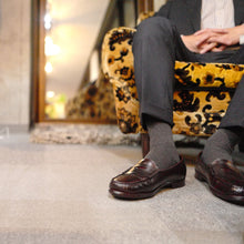 Load image into Gallery viewer, レインシューズ 小紋 バーガンディー L